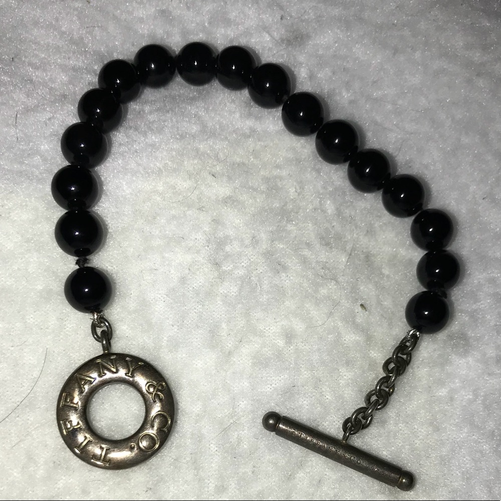 Authentic Tiffany & co black onyx